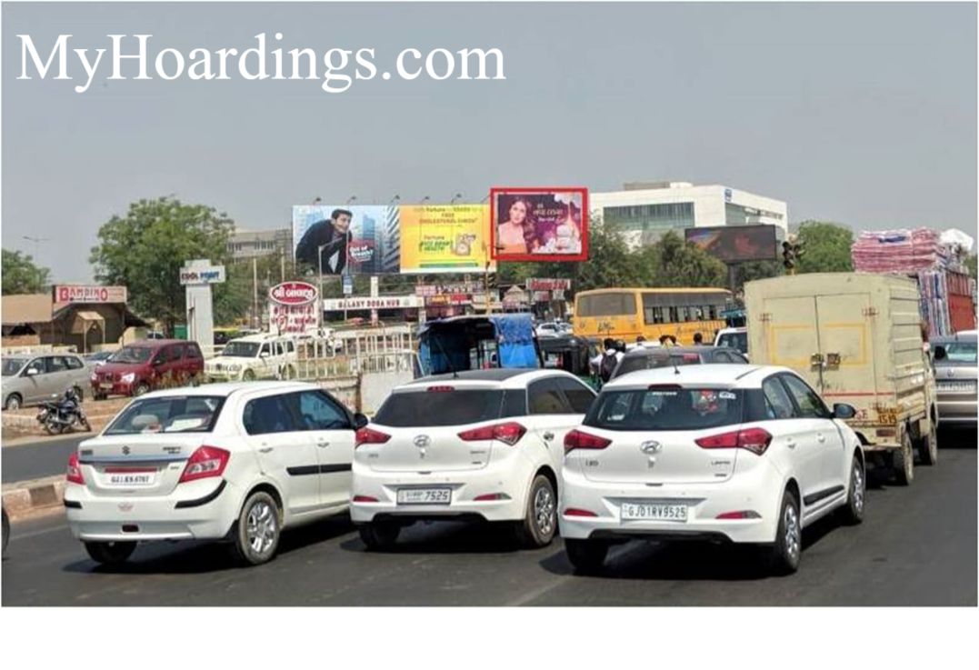 Billboard rates in Thaltej cross Road Ahmedabad, Flex Banner